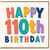 11th Birthday Card, Colourful Happy Birthday Card