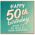 50th Birthday Card, Hope It's As Wild As Your Hormones Funny Birthday Card