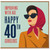 40th Birthday Card For Her, Happy 40th Gorgeous Card
