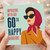 60th Birthday Card for Her, Improving with Age Happy Gorgeous Retro Glam Design
