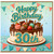 30th Birthday Card, Happy Birthday Cake Design