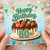 80th Birthday Card with Chocolate Cake and Happy Birthday Design