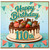 110th Birthday Card, Happy Birthday Cake and Chocolate Design