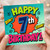 7th Birthday Card