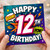12th Birthday Card, Comic Book Style Birthday Card