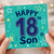 18th Birthday Card for Son