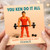 Funny Valentine’s Day Card for Fiancé - You Ken Do It All - Gym Weightlifter Pun Love Card for Him