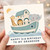 3rd Birthday Card for Grandson, Cute Noah’s Ark Animal Birthday Card
