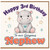 3rd Birthday Card For Nephew, Cute Baby Hippo Birthday Card