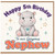 5th Birthday Card for Nephew, Happy 5th Birthday To Our Gorgeous Nephew Cute Hippo Card