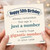 50th Birthday Card, Funny Age is Just a Number Birthday Card