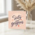 60th Birthday Card for Her, Sixty and Gorgeous Pink Hearts Greeting Card