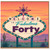 40th Birthday Card, Welcome to Fabulous Forty Happy Birthday Card