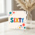 60th Birthday Card, Colourful Retro Stars Sixy Card