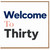 30th Birthday Card, Welcome To Thirty Card
