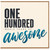 100th Birthday Card, One Hundred Whole Years of Awesome Card