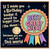 Great Niece Birthday Card, Out of This World Birthday Badge Card