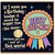 Step Mum Birthday Card, Best Step - Mum Out of This World Birthday Badge Design