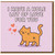 Funny Cat Pun Love Card - I Have A Hole Lot Of Love For You - Cute Kitty Hearts - Anniversary, Valentine's Day or Just Because - Blank Inside