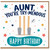 Aunt Birthday Card, You're Try - Mendous Happy Birthday Cricket Card