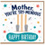 Mother Birthday Card, You're Try - Mendous Happy Birthday Cricket Card