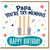 Papa Birthday Card, You're Try - Mendous Happy Birthday Cricket Card
