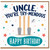 Uncle Happy Birthday Card, You're Try - Mendous Cricket Card