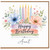 Aunt Happy Birthday Card, Floral Watercolour Birthday Card