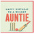 Auntie Birthday Card, Happy Birthday to a Wicket Auntie Cricket Card