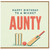 Aunty Birthday Card, Happy Birthday To A Wicket Aunty Cricket Card