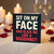 Sit On My Face And Glaze Me Like A Doughnut - Naughty Rude Love Card for Partner - Funny Adult Anniversary or Valentine's Card - Bold Typography