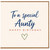 Aunty Birthday Card, To a Special Aunty Happy Birthday Card