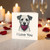 Cute Dog with Heart I Love You Greeting Card - Romantic Love & Anniversary Card for Partner, Husband, Wife, Boyfriend or Girlfriend, Valentine’s Day