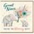 Great Niece Card, You're the Blooming Best Elephant Floral Greeting Card