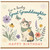 Great Granddaughter Birthday Card, Cute Cat and Floral Happy Birthday Card