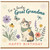 Great Grandma Birthday Card, Cute Cat and Flowers Happy Birthday Card