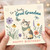 Great Grandma Birthday Card, Cute Cat and Flowers Happy Birthday Card