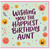 Aunt Birthday Card, Wishing You the Happiest Birthday Aunt