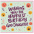 God Daughter Birthday Card, Wishing You The Happiest Birthday