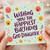 God Daughter Birthday Card, Wishing You The Happiest Birthday