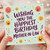 Mother - in - Law Birthday Card, Wishing You The Happiest Birthday Card