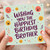 Brother Birthday Card, Wishing You The Happiest Birthday Brother Card