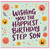 Step Son Birthday Card, Wishing You The Happiest Birthday Card
