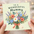 Mummy Greeting Card, To a Wonderful Mummy Floral Card