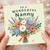 Nanny Birthday Card, To a Wonderful Nanny Floral Bouquet Card