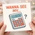 Funny Rude Calculator 5318008 Joke Birthday Card - Cheeky Adult Humour, ‘Wanna See My…’ - For Him or Her, Boyfriend, Girlfriend, Partner