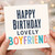 Happy Birthday Boyfriend Card