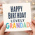 Grandad Birthday Card, Happy Birthday Lovely Grandad Card