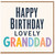 Granddad Birthday Card, Happy Birthday Lovely Grandad Card