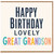 Great Grandson Birthday Card, Lovely Happy Birthday Card
